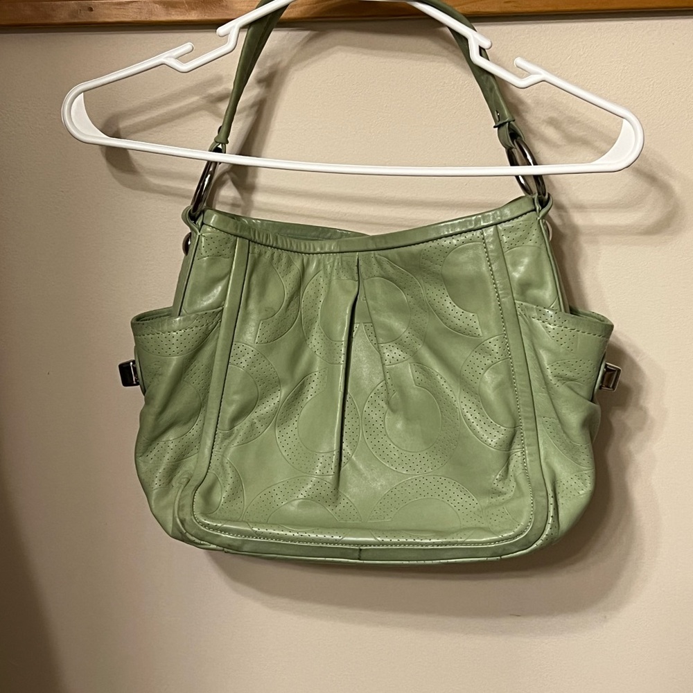Green Coach Women's Tote Bag